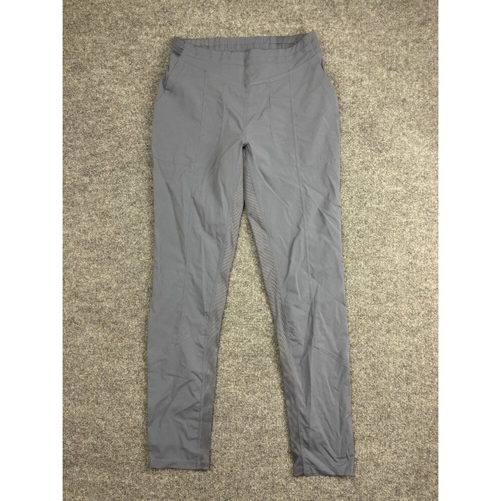 Indyeva Pants Womens XS Gray Lightweight Tapered Ankle Hiking Zip Pocket Stretch